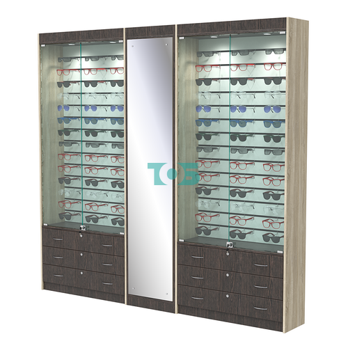 Комплект витрин под очки №10+1+10 (закрытый доступ)