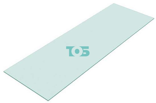 Полка стекло 8 мм для экономпанели с полир. 1200х300 мм