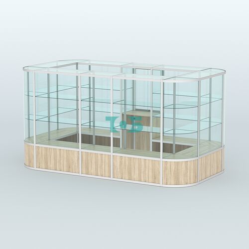 Павильон из профиля островной №4б