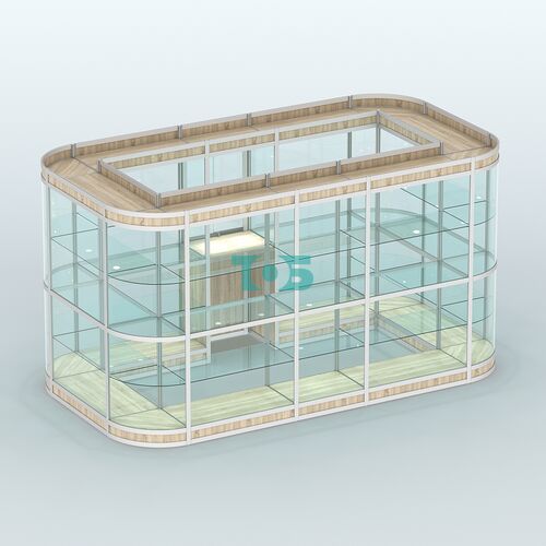 Павильон из профиля островной №4в