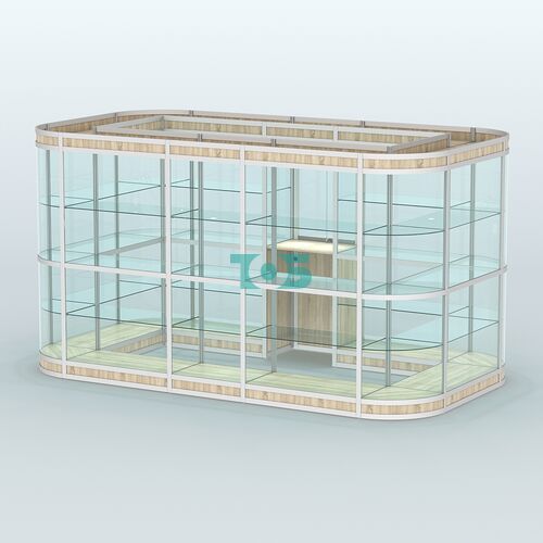 Павильон из профиля островной №4в