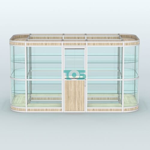 Павильон из профиля островной №4в