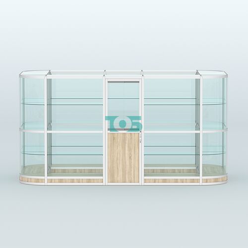 Павильон из профиля островной №4г