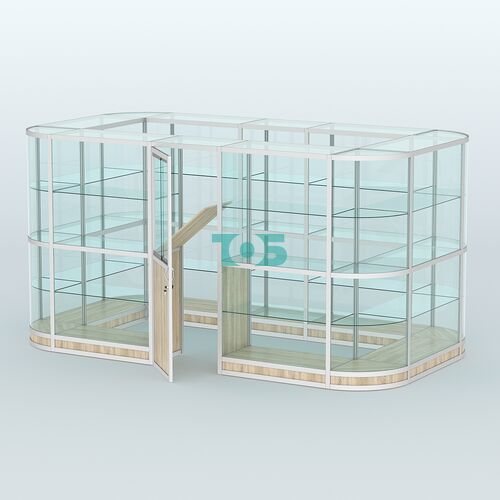 Павильон из профиля островной №4г