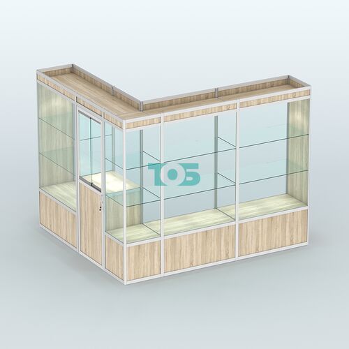 Павильон из профиля угловой №1а (5,5 кв.м)