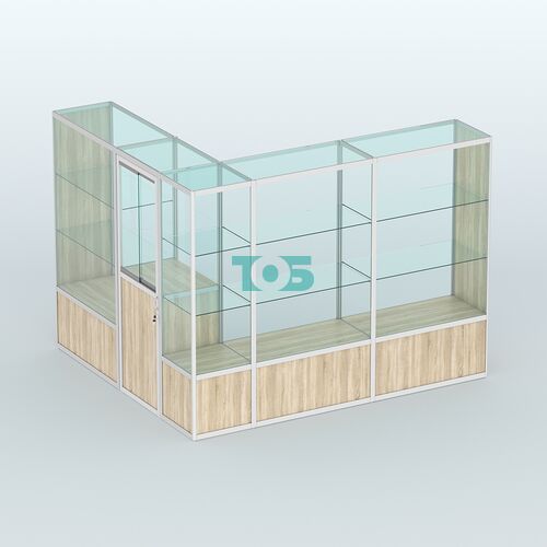 Павильон из профиля угловой №1б (5,5 кв.м)