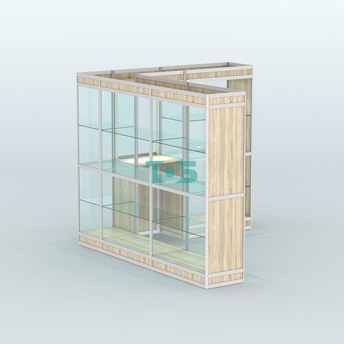 Павильон из профиля угловой №1в (5,5 кв.м)