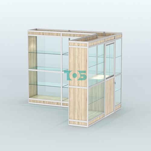 Павильон из профиля угловой №1в (5,5 кв.м)