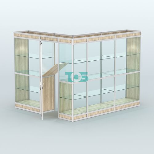 Павильон из профиля угловой №1в (5,5 кв.м)