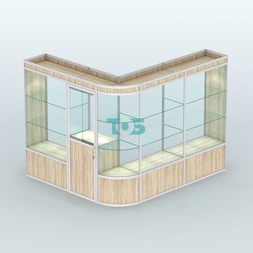 Павильон из профиля угловой №2а (5,5 кв.м)