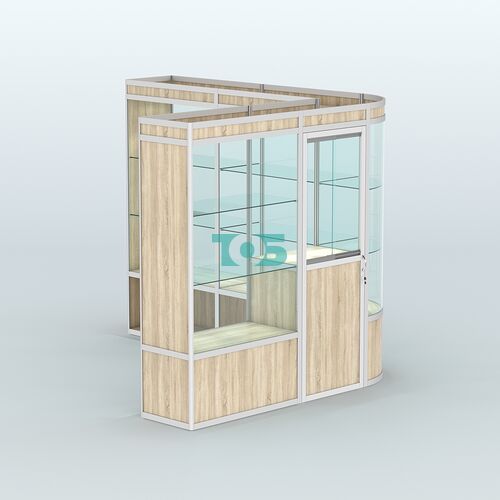 Павильон из профиля угловой №2а (5,5 кв.м)