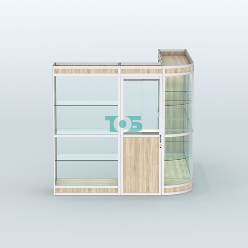 Павильон из профиля угловой №2в (5,5 кв.м)