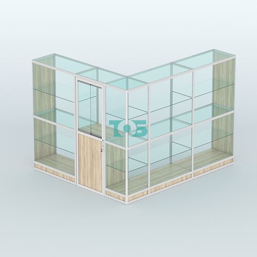 Павильон из профиля угловой №1г (5,5 кв.м)