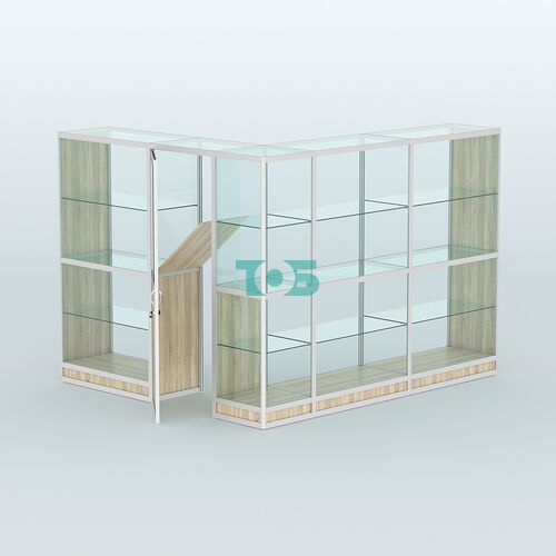 Павильон из профиля угловой №1г (5,5 кв.м)