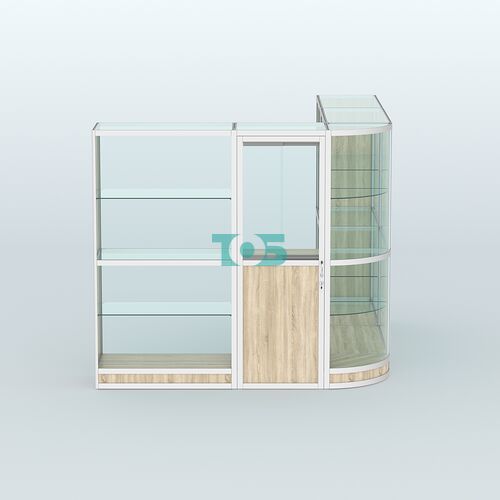 Павильон из профиля угловой №2г (5,5 кв.м)