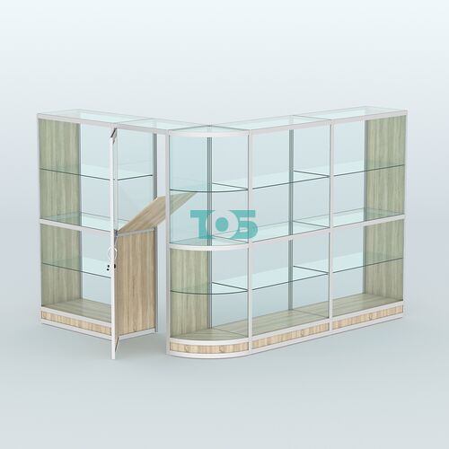 Павильон из профиля угловой №2г (5,5 кв.м)