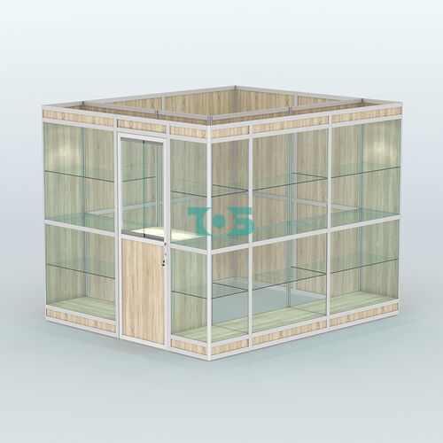 Павильон из профиля угловой №4в (5,5 кв.м)