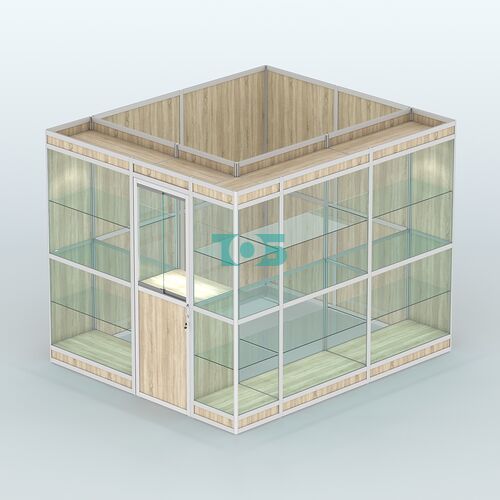 Павильон из профиля угловой №4в (5,5 кв.м)