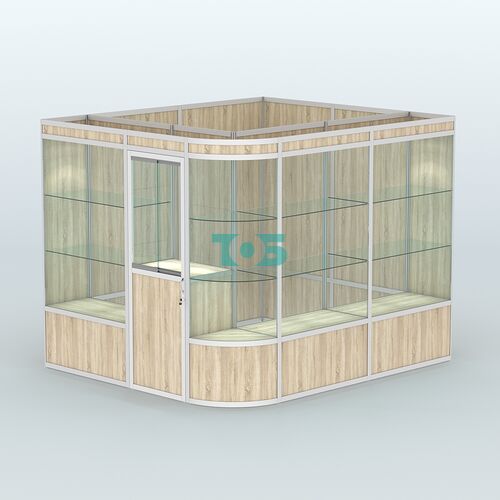 Павильон из профиля угловой №5а (5,5 кв.м)