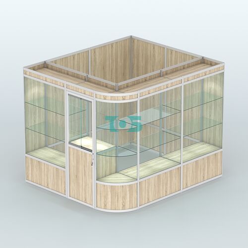 Павильон из профиля угловой №5а (5,5 кв.м)