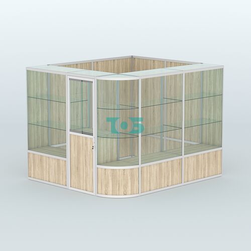 Павильон из профиля угловой №5б (5,5 кв.м)