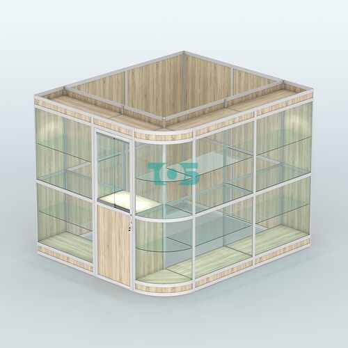 Павильон из профиля угловой №5в (5,5 кв.м)