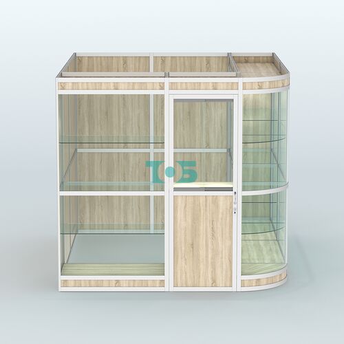 Павильон из профиля угловой №5в (5,5 кв.м)