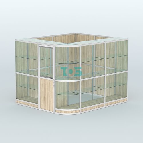 Павильон из профиля угловой №5г (5,5 кв.м)