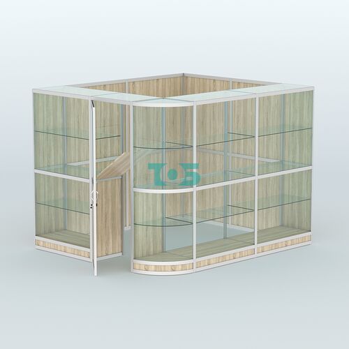 Павильон из профиля угловой №5г (5,5 кв.м)