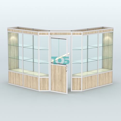 Павильон из профиля угловой №7а (9 кв.м)