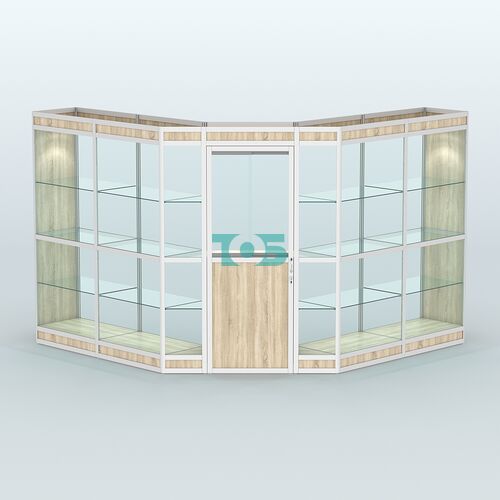 Павильон из профиля угловой №7в (9 кв.м)