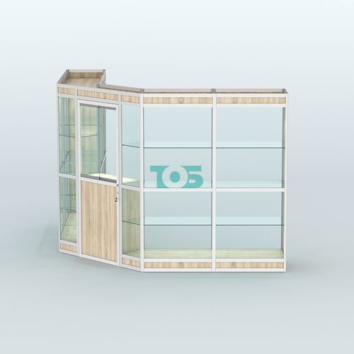 Павильон из профиля угловой №7в (9 кв.м)