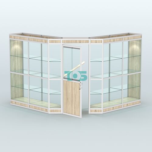 Павильон из профиля угловой №7в (9 кв.м)