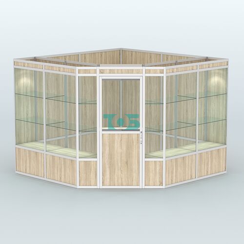 Павильон из профиля угловой №8а (9 кв.м)