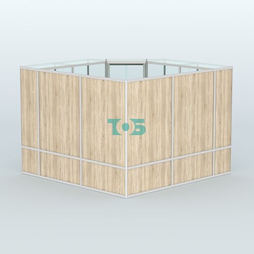 Павильон из профиля угловой №8б (9 кв.м)