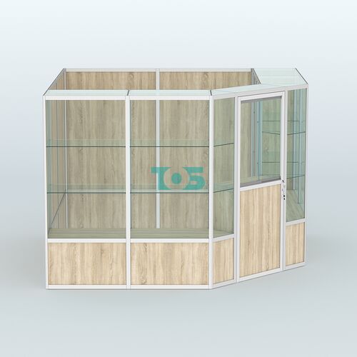 Павильон из профиля угловой №8б (9 кв.м)