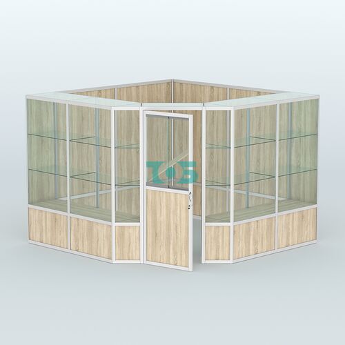 Павильон из профиля угловой №8б (9 кв.м)