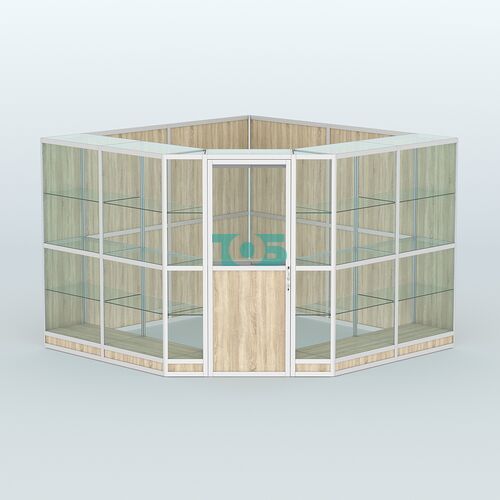 Павильон из профиля угловой №8г (9 кв.м)