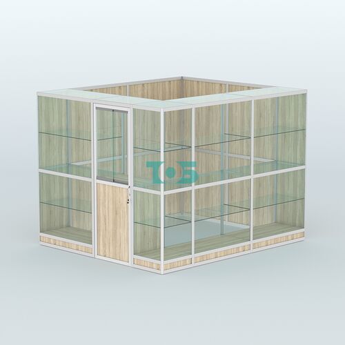 Павильон из профиля угловой №4г (5,5 кв.м)