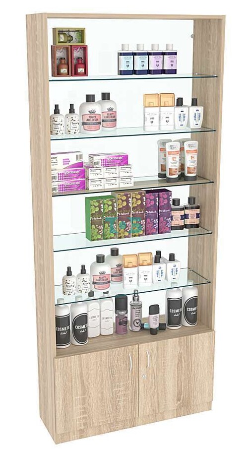 Витрина СЭСП-О №1-300 (З/C - Стекло) со стеклянными полками