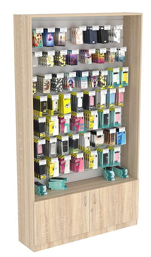 Витрина узкая СЭСП с экономпанелью №1-1-300 (открытая)