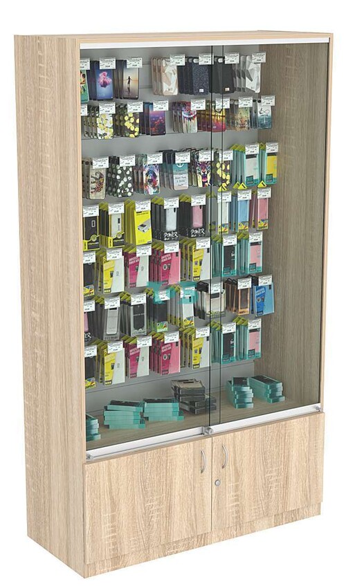 Витрина закрытая СЭСП с экономпанелью №1-1-500