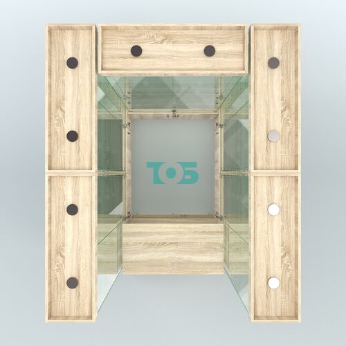 Павильон ИСТРА (глубина витрин-300мм) №1а (2, 70 кв.м)