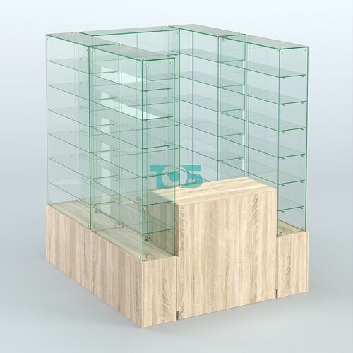 Павильон ИСТРА (глубина витрин-300мм) №1в (2, 70 кв.м)