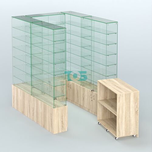 Павильон ИСТРА (глубина витрин-300мм) №1в (2, 70 кв.м)