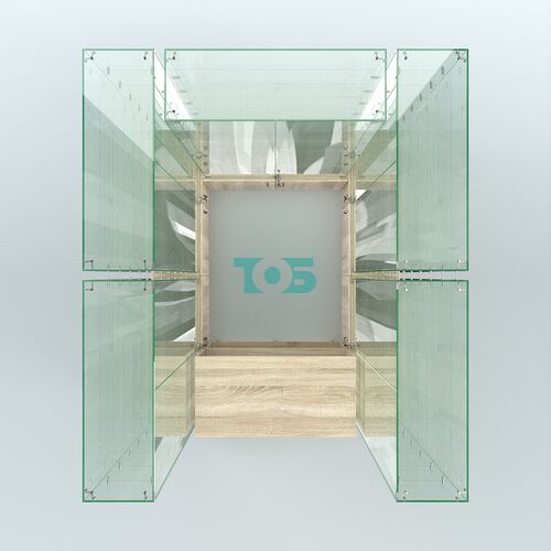 Павильон ИСТРА (глубина витрин-300мм) №1в (2, 70 кв.м)