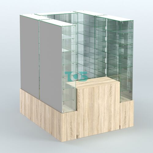 Павильон ИСТРА (глубина витрин-300мм) №1г (2, 70 кв.м)