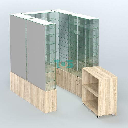 Павильон ИСТРА (глубина витрин-300мм) №1г (2, 70 кв.м)