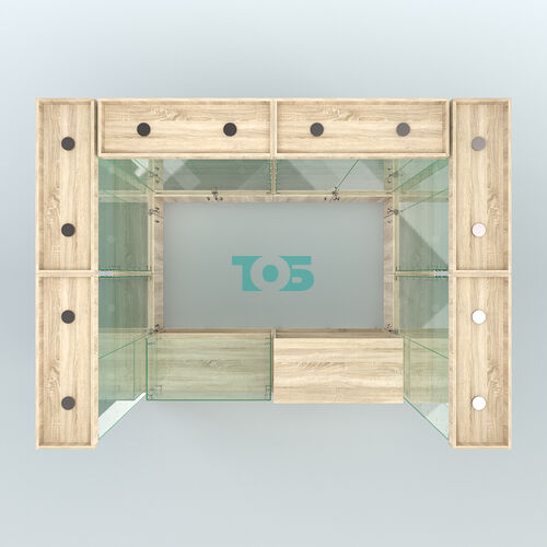 Павильон ИСТРА (глубина витрин-300мм) №2а (4, 32 кв.м)