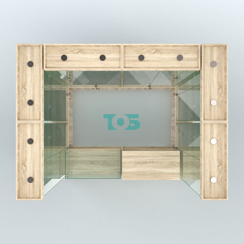 Павильон ИСТРА (глубина витрин-300мм) №2б (4, 32 кв.м)